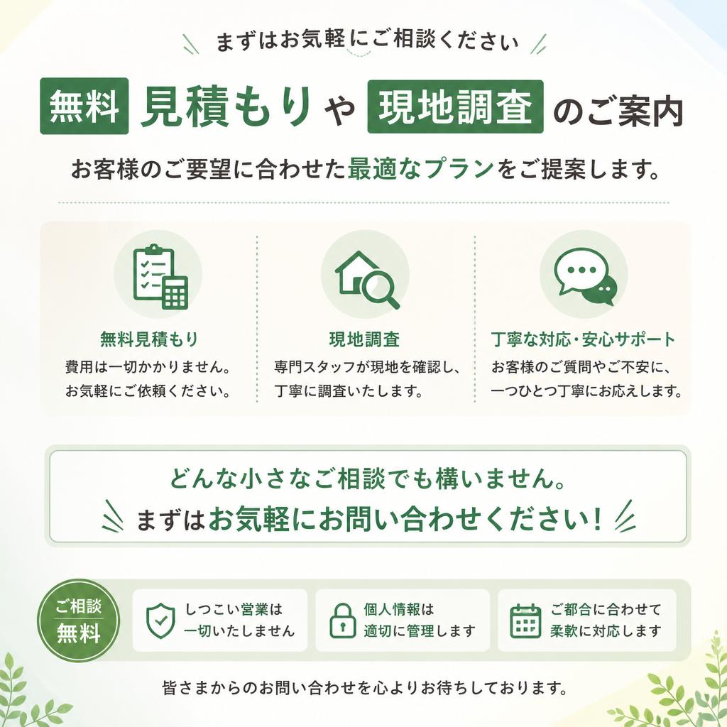 今すぐお問い合わせください！