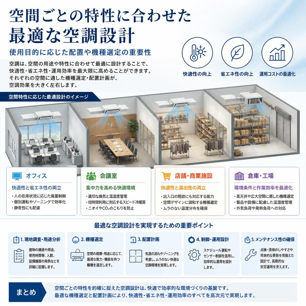 最適な空調設計の提案