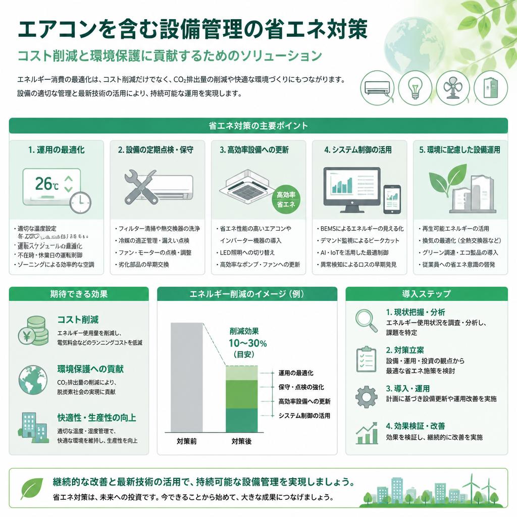 ビル管理における省エネ対策