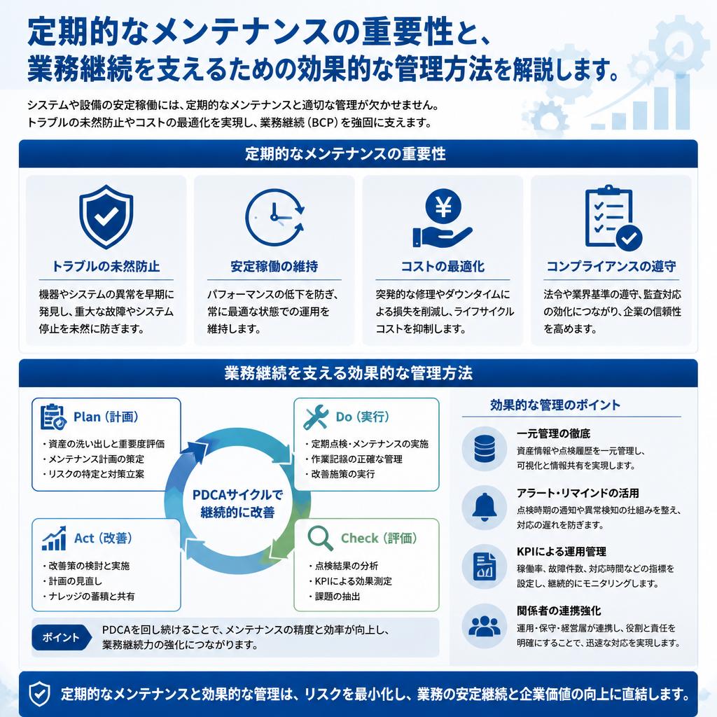 5. 施設管理の効率化のためのメンテナンス